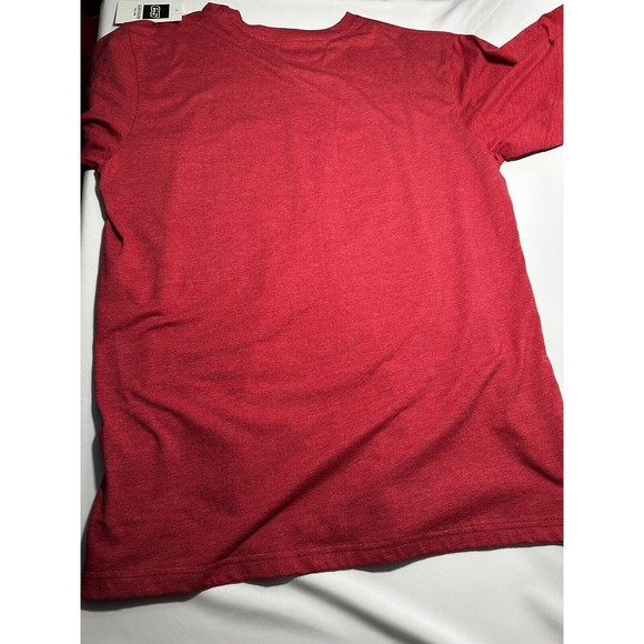 University of WISCONSIN Badgers T Shirt Adult XL Red SS Cotton Poly Blend E5 NEW - Picture 4 of 9